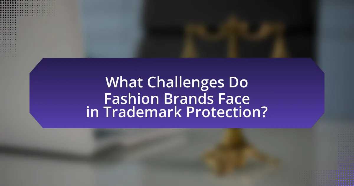 What Challenges Do Fashion Brands Face in Trademark Protection?