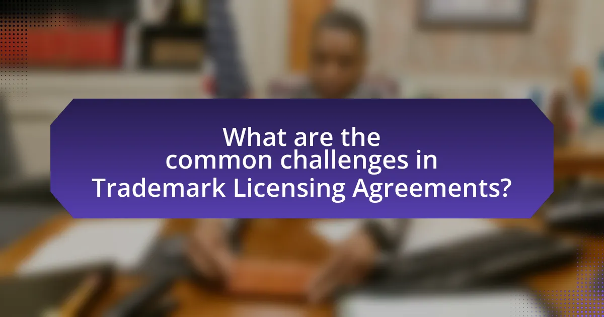 What are the common challenges in Trademark Licensing Agreements?