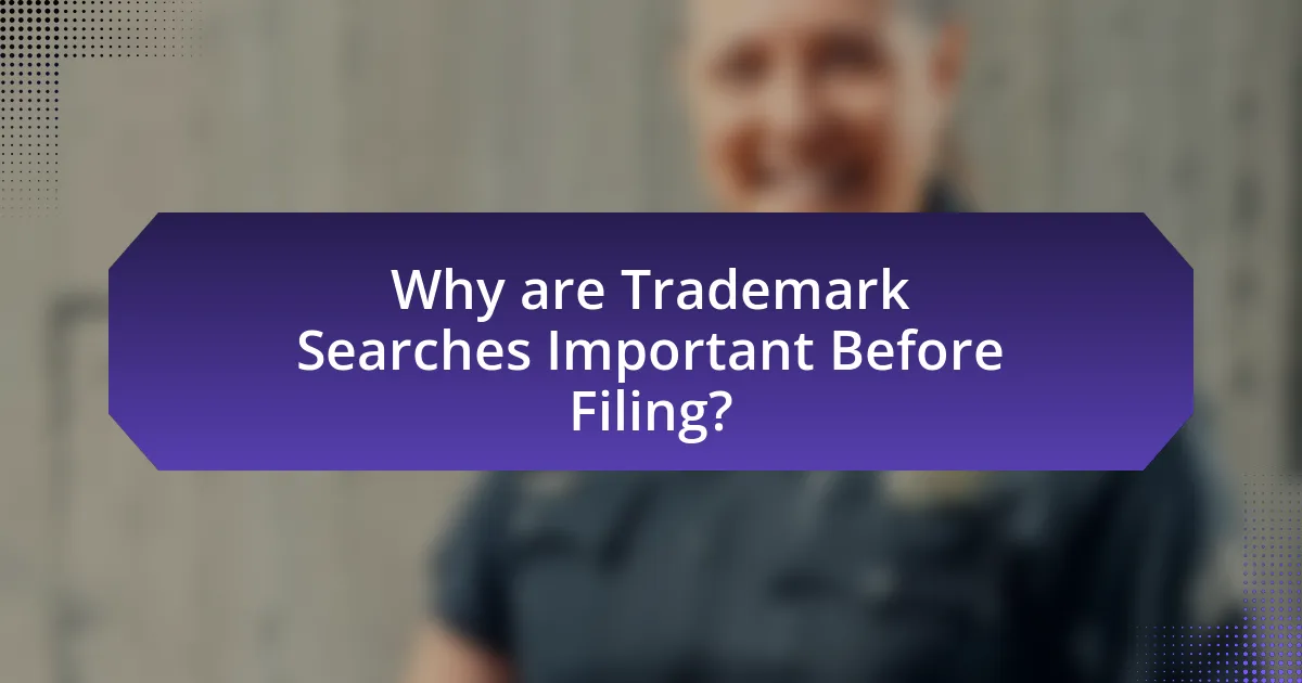 Why are Trademark Searches Important Before Filing?